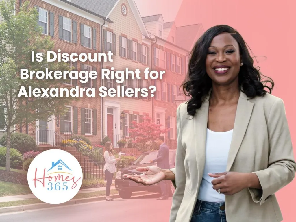 Alexandria home for sale with a discount brokerage yard sign