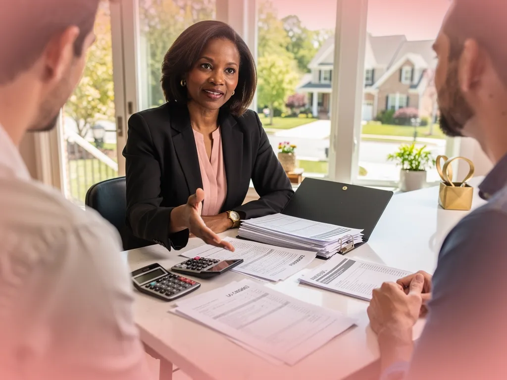 Seller reviewing mortgage payoff and moving cost estimates