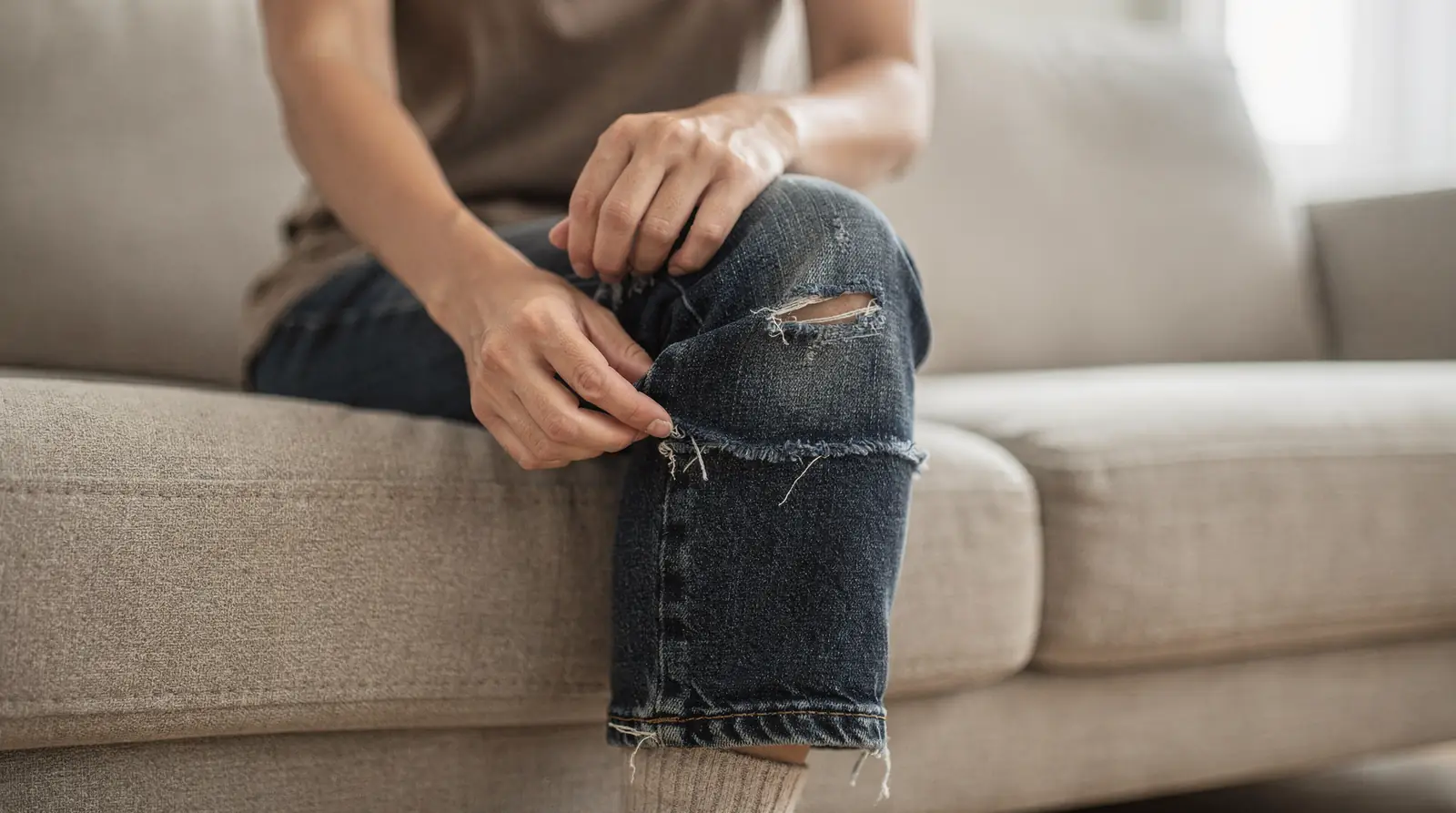 Sofa cushions may flatten, sag, or deform over time, making them uncomfortable.; Upholstery can show