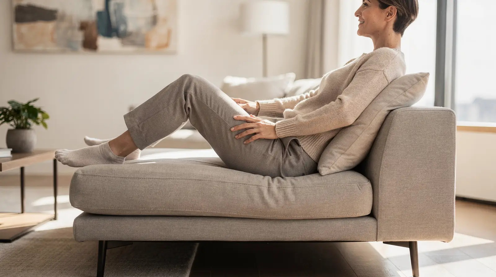 For most people, a standard seat depth, which is what many manufacturers use, will provide