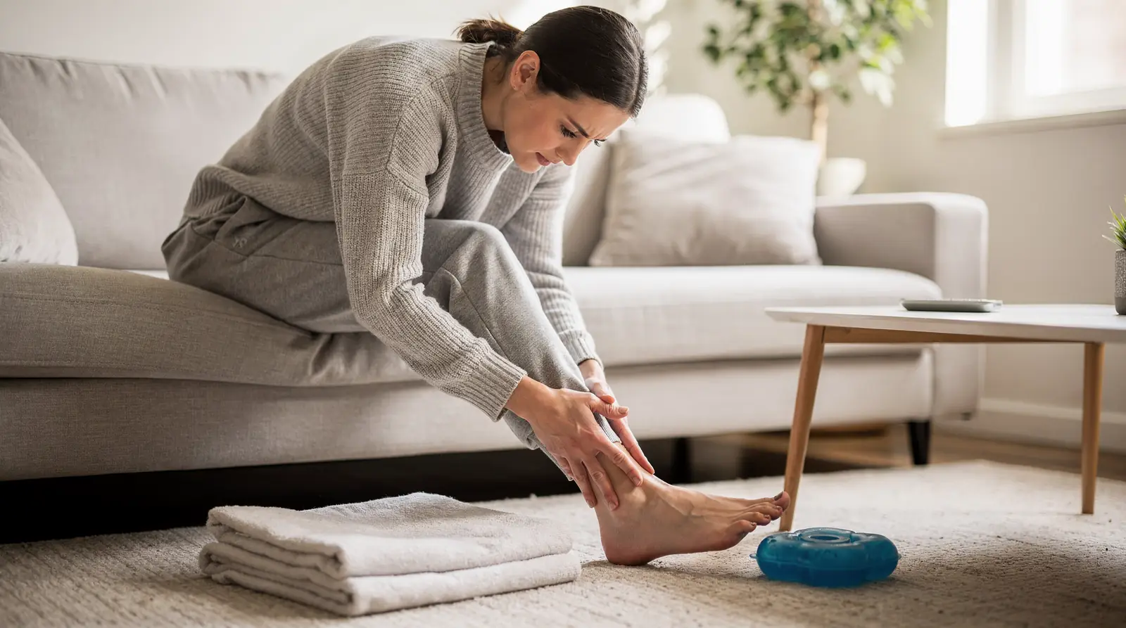 The RICE protocol—rest, ice, compression, and elevation—serves as the first line of defense against swelling