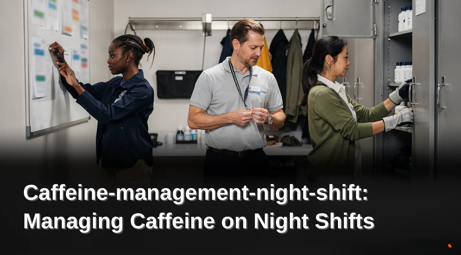 Caffeine takes roughly 30 minutes to kick in and has a half-life of 5