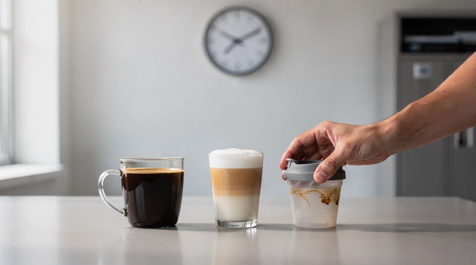 Caffeine won't shift your internal clock, but it can keep you alert enough to catch