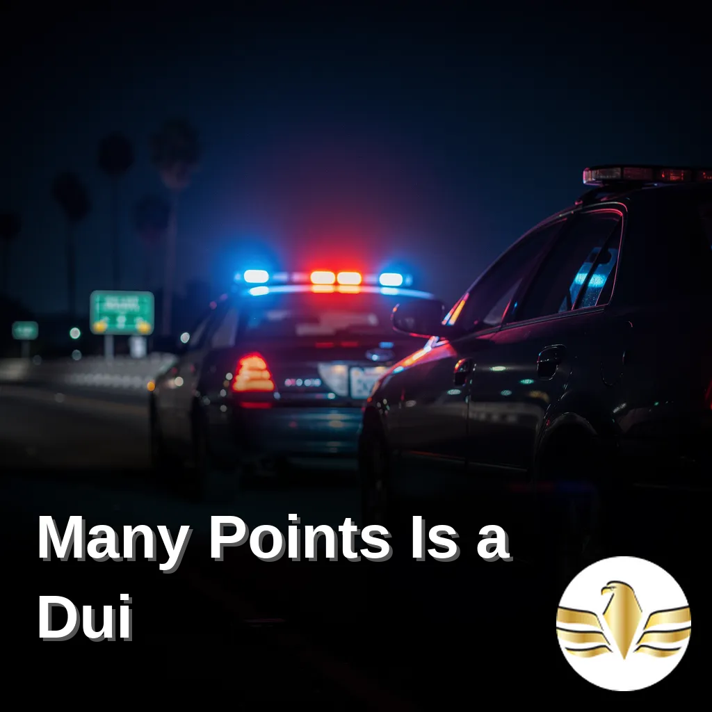 A California DUI conviction adds two points to a driver's DMV record