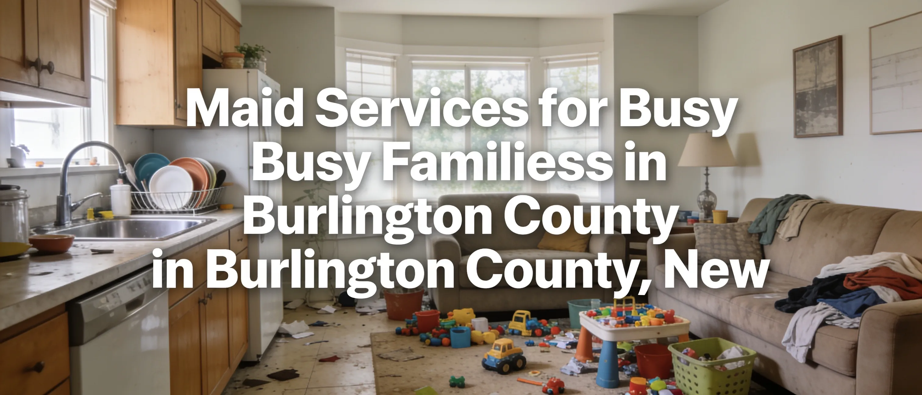 Busy professionals, families, and elderly individuals in Burlington County benefit from professional maid services