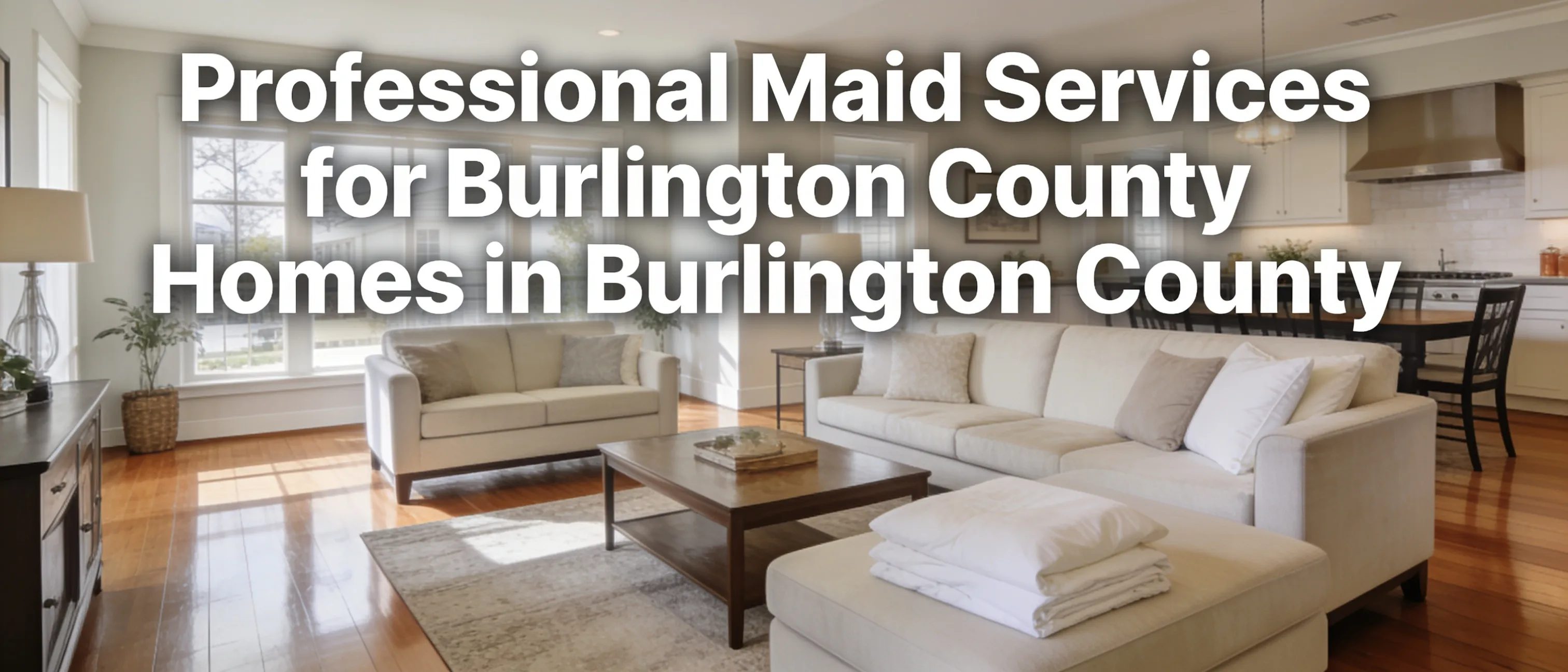 Cleaning is a recurring, time-consuming burden for Burlington County homeowners and businesses alike.; Professional cleaning