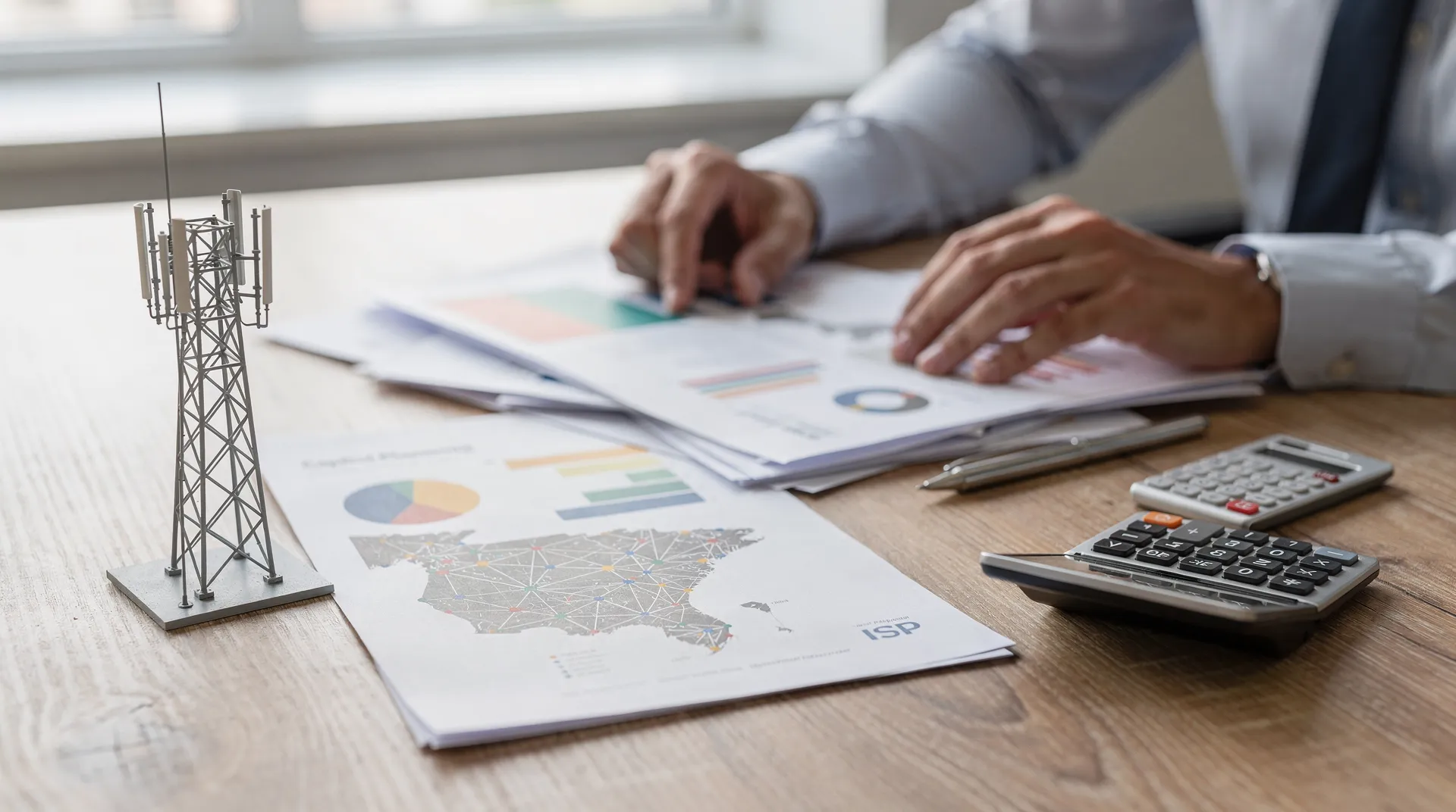 ISP Advisor's business development services include marketing, sales, and staffing to support ISP growth.; ISP