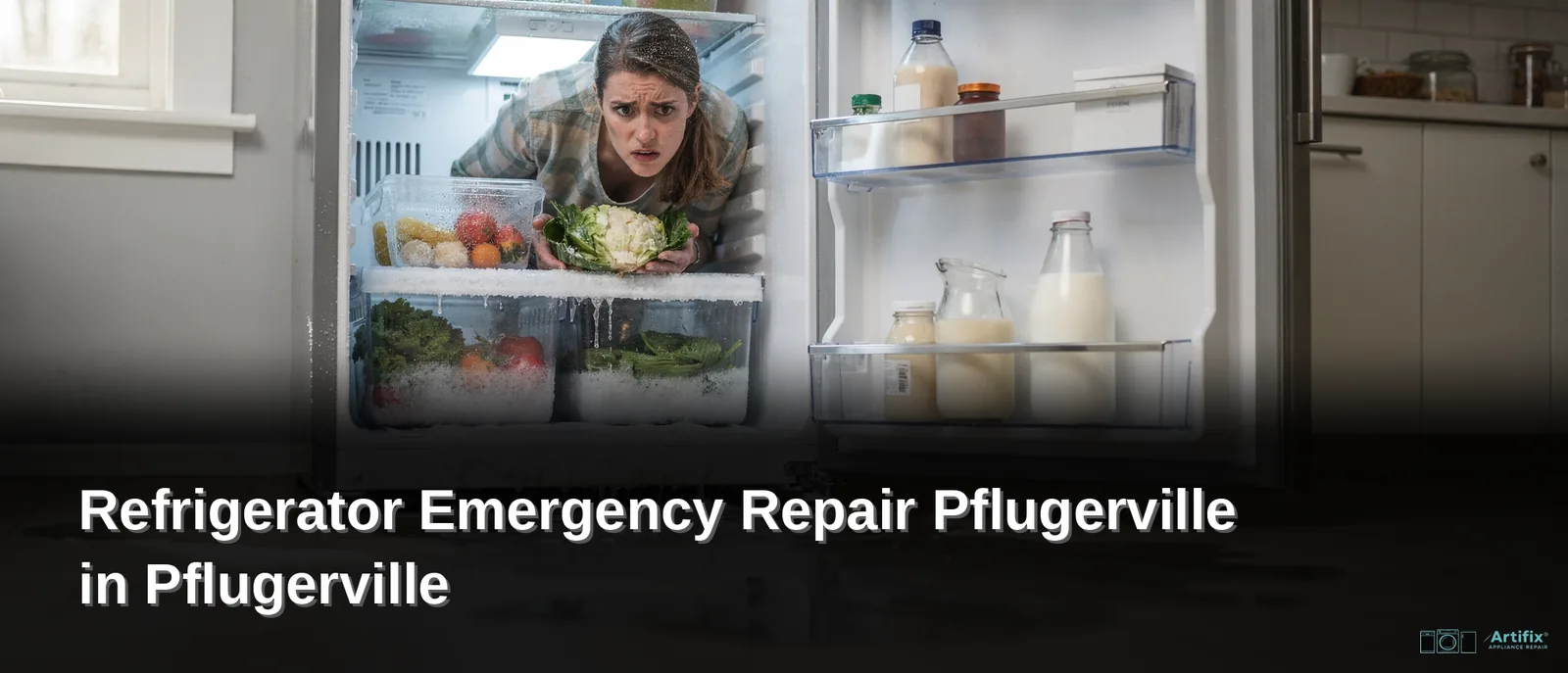A refrigerator that suddenly stops cooling is a time-sensitive emergency because every minute increases food