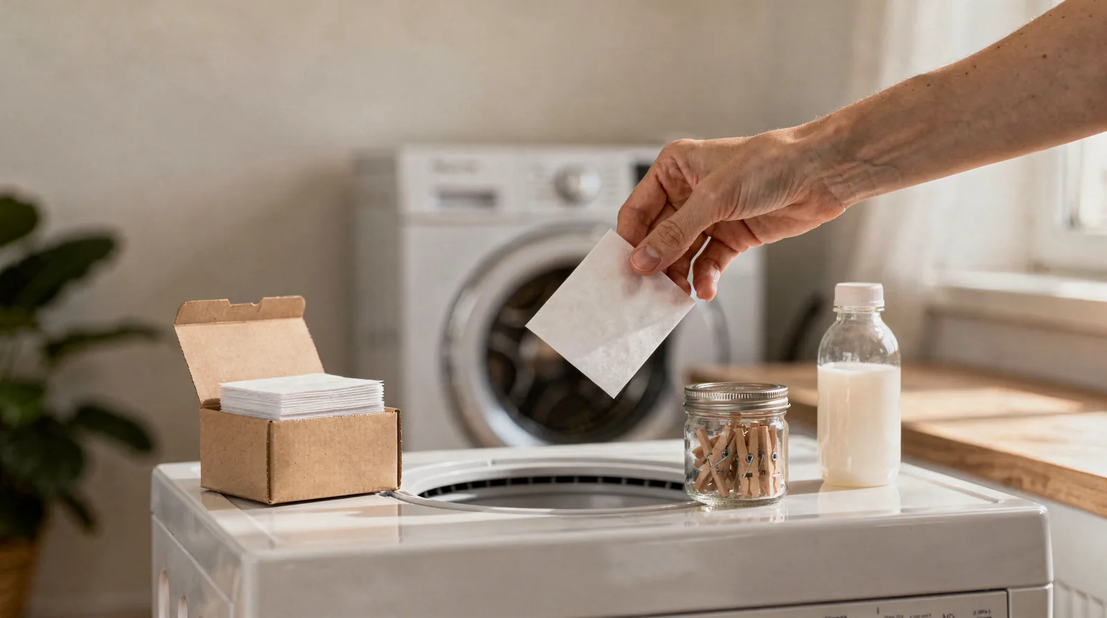 Detergent sheets use a plant-powered formula that actually cleans effectively.; They are dermatologist tested
