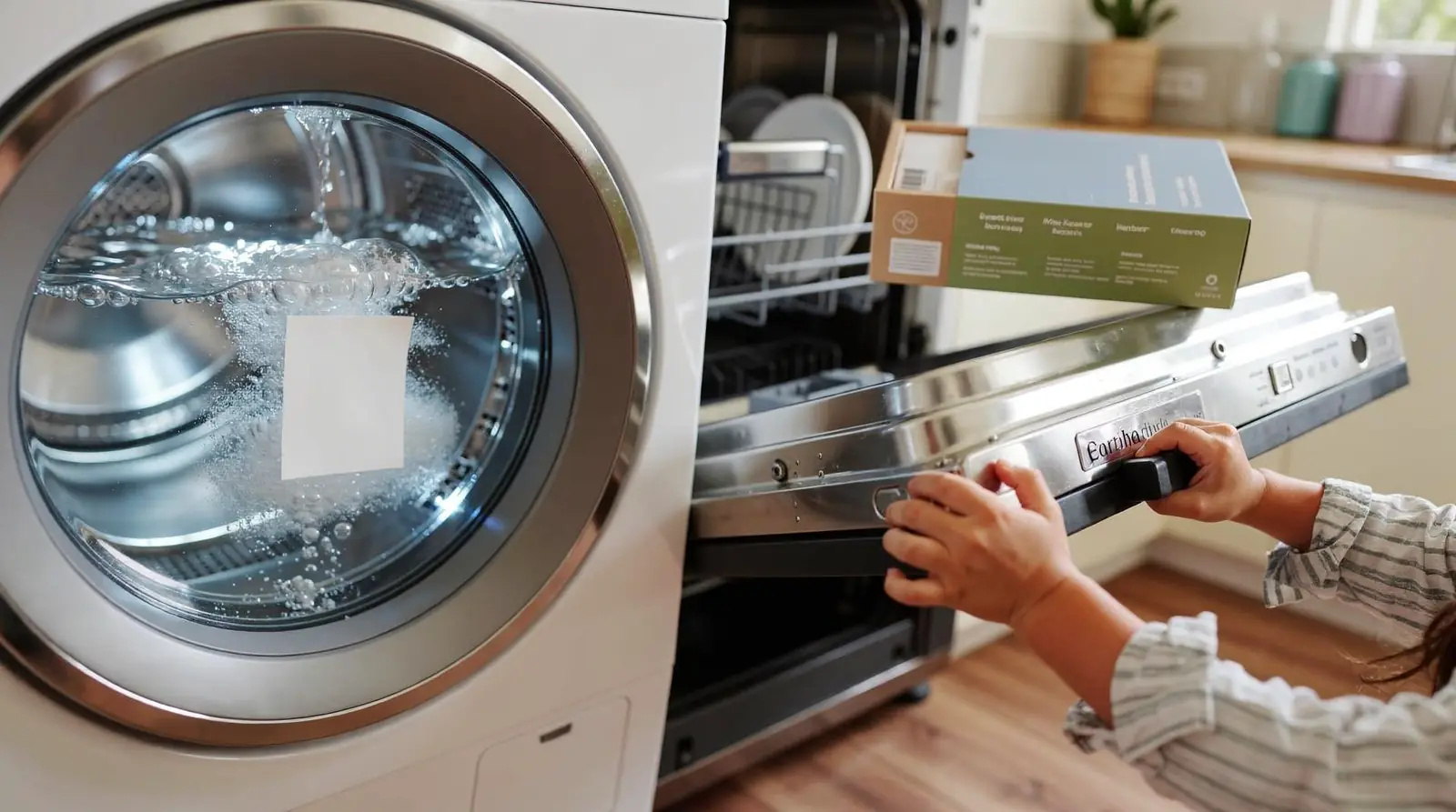 Laundry detergent sheets dissolve completely in water during the wash cycle, so they are safe