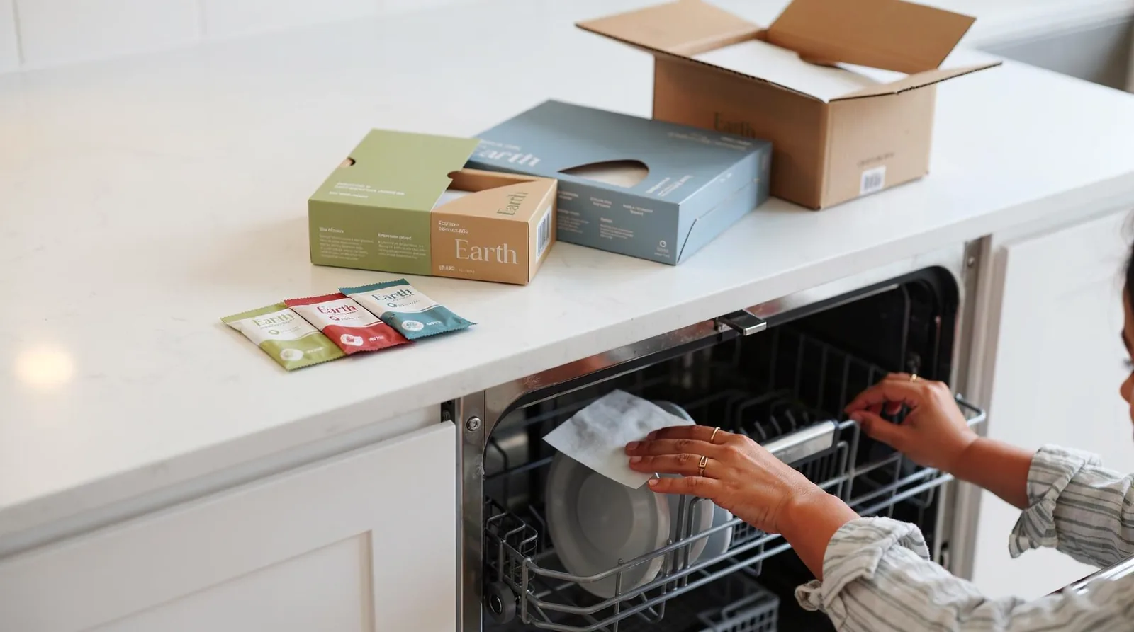 Easey Earth offers a Home Plan with two full-size boxes providing 160 washes, free samples