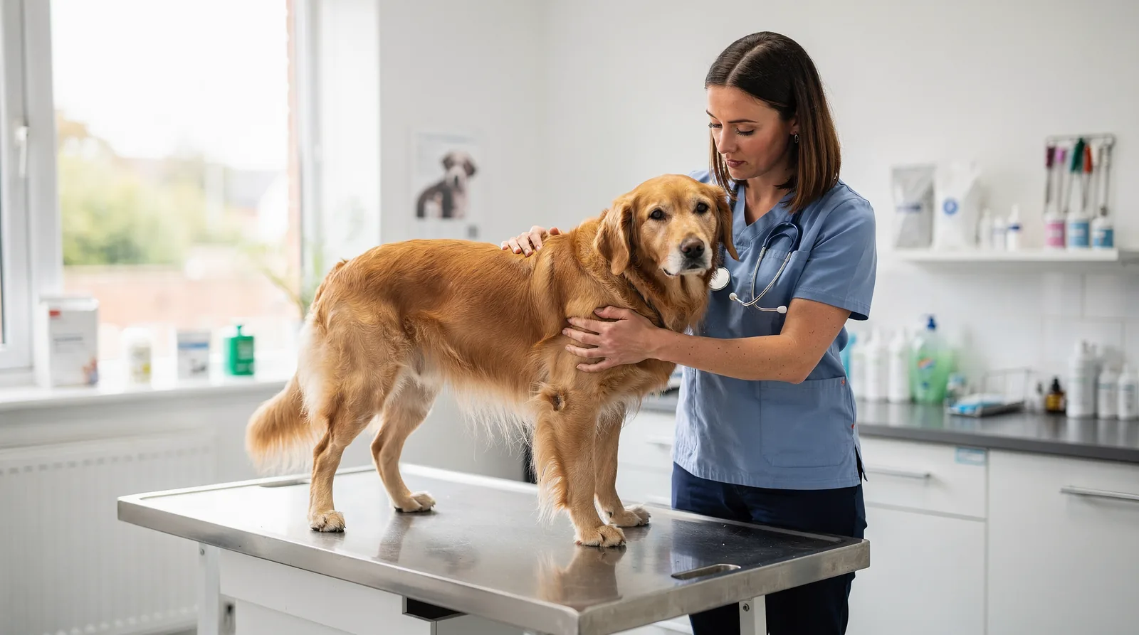 The vet clinic Harrow provides comprehensive services including routine wellness exams and vaccinations.; The clinic