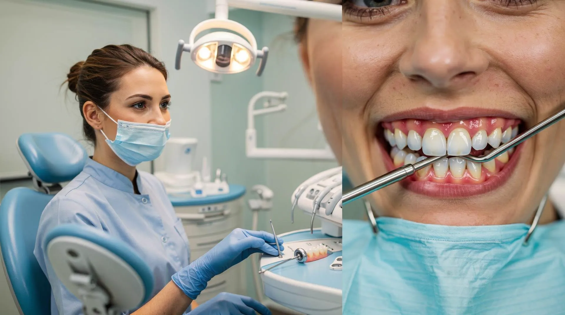 Dentures are removable replacements for missing teeth supported by surrounding oral cavity tissues.; Complete dentures