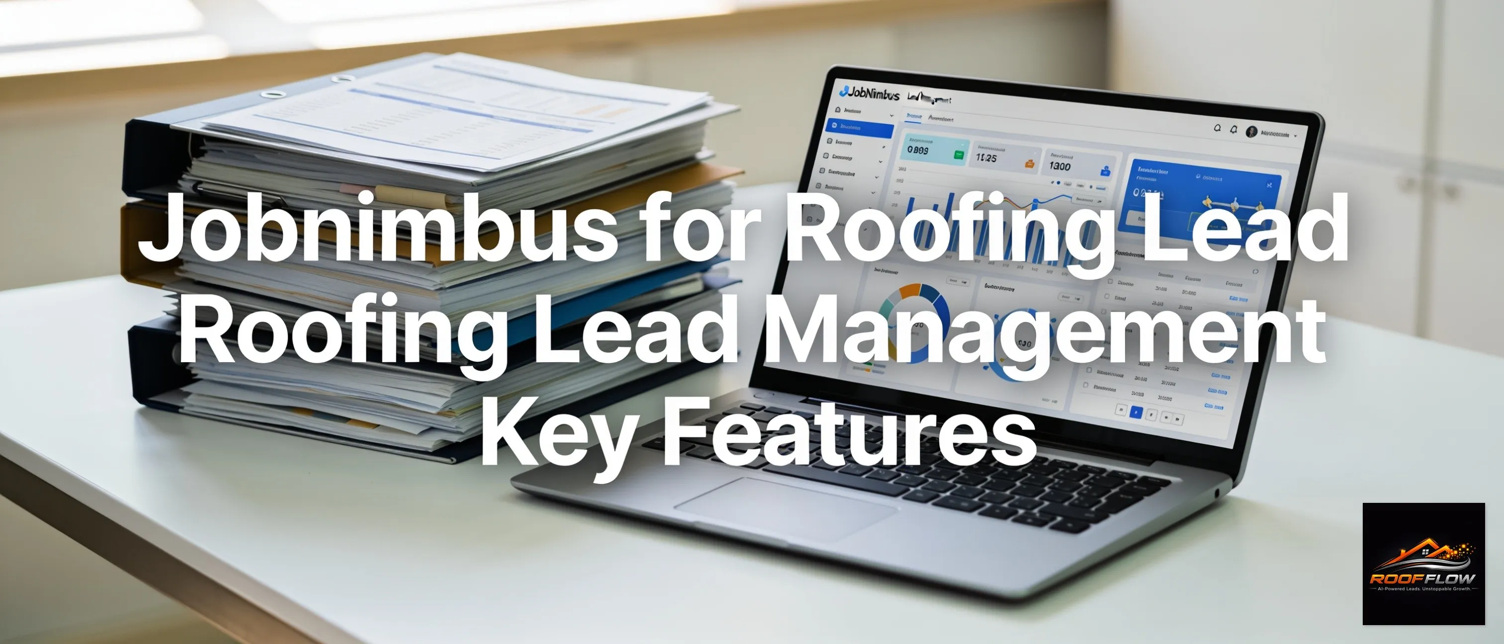 JobNimbus functions as a CRM and job tracking platform designed to help roofing contractors organize