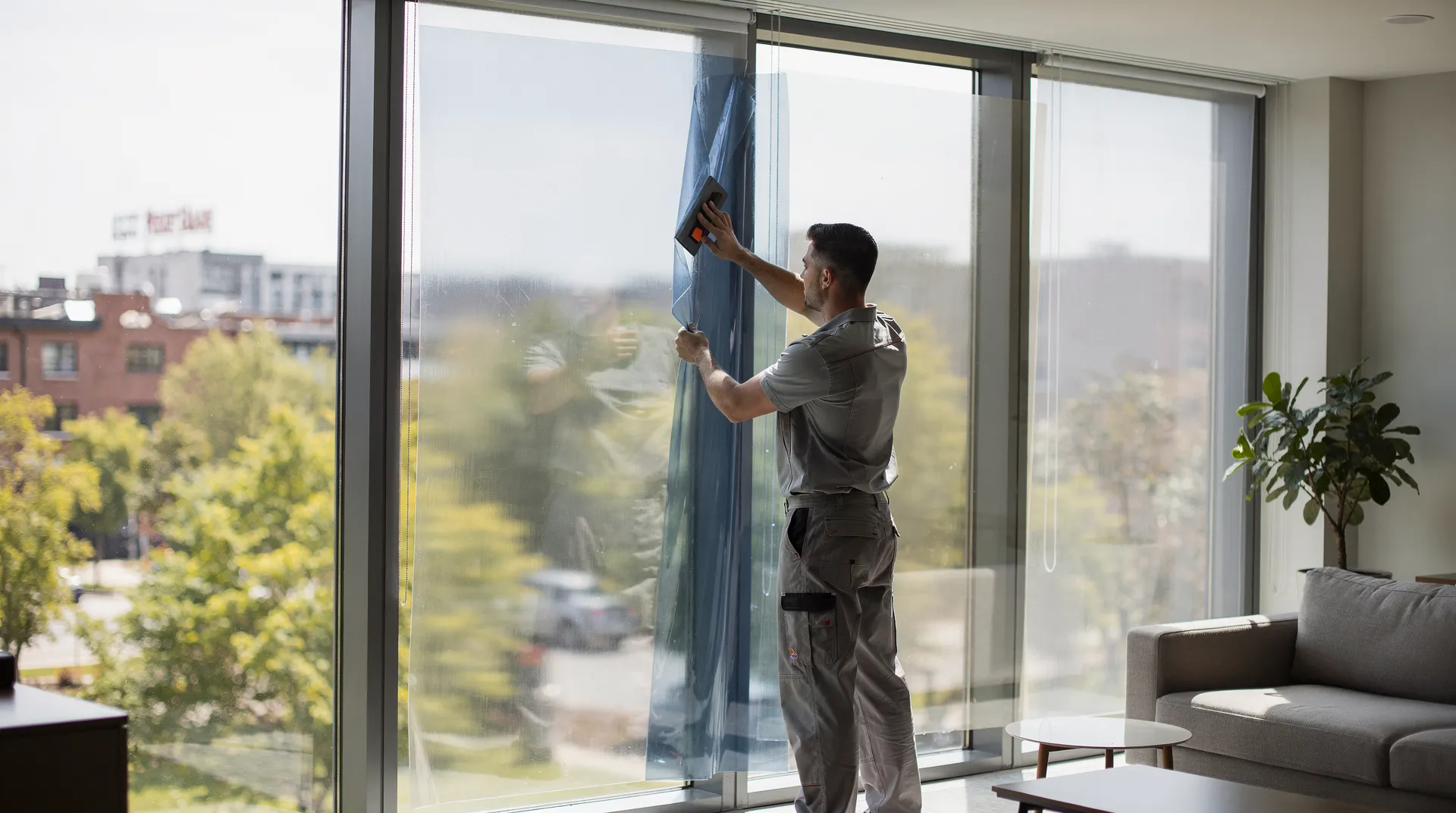 AZ Window Services designs comprehensive glass performance systems that combine smart films, architectural window films