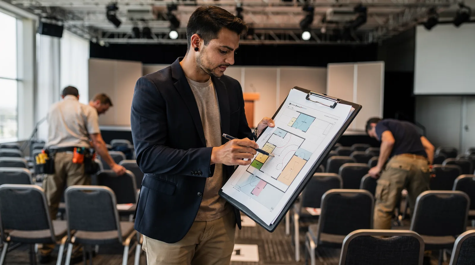 An in-house team eliminates the coordination gaps that occur when multiple subcontractors handle different event
