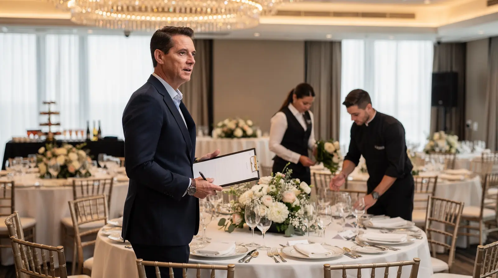 Full-service event planning includes corporate events, conferences, galas, brand activations, and private events across New