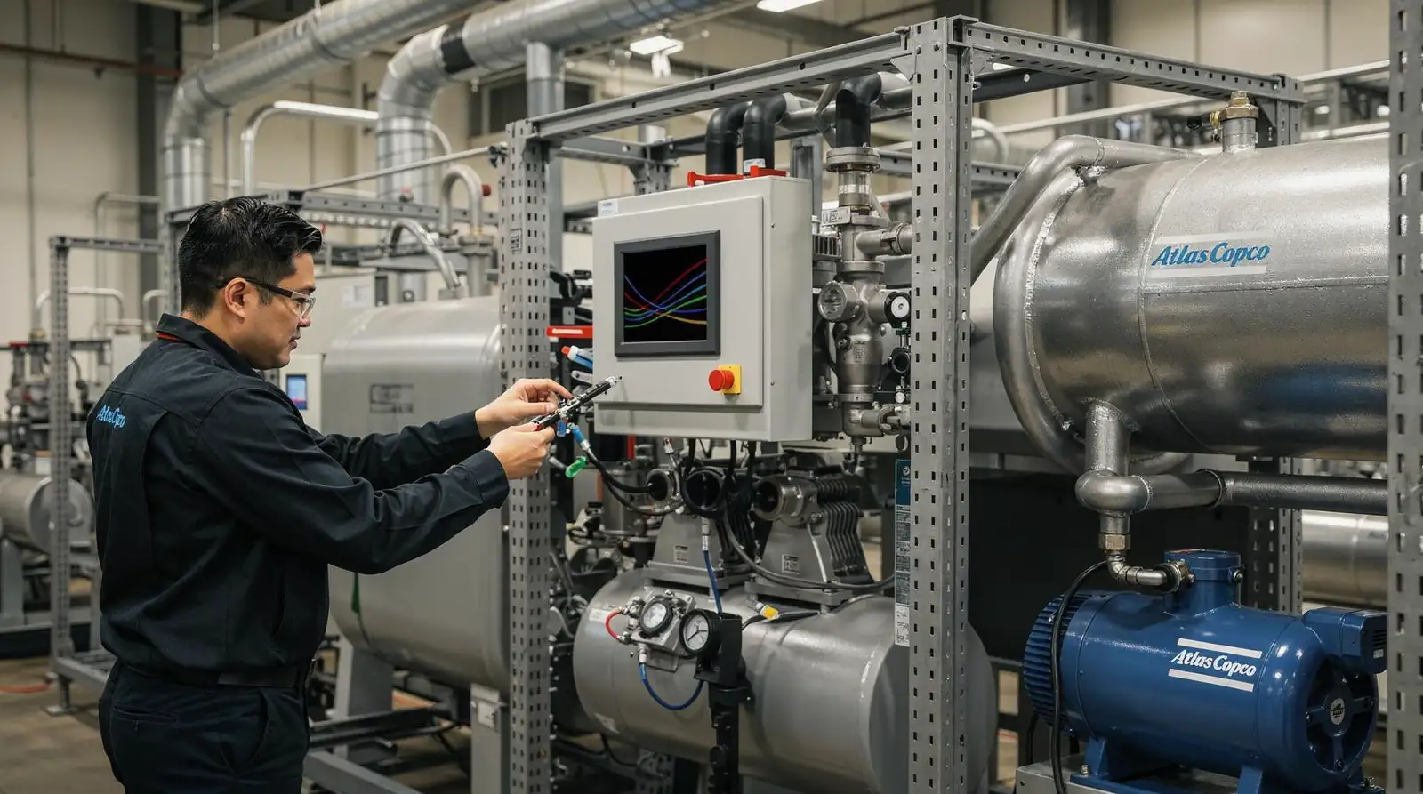 CED Compressed Air Inc. holds platinum distributor status with Atlas Copco, giving clients access