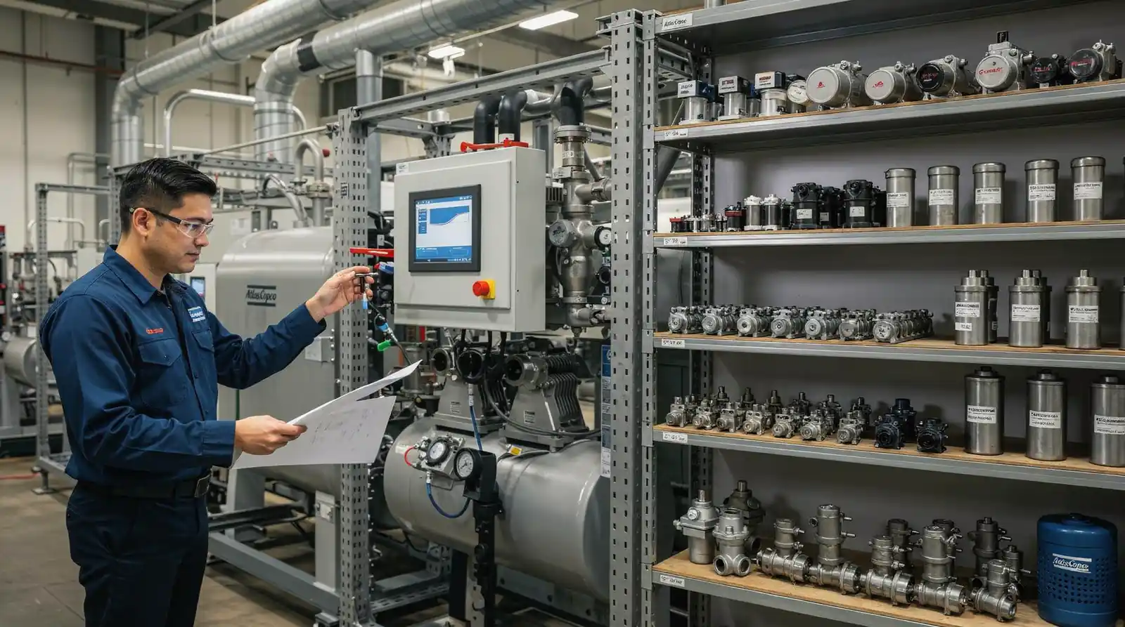 CED provides professional air compressor installation services that set the foundation for accurate diagnostic monitoring