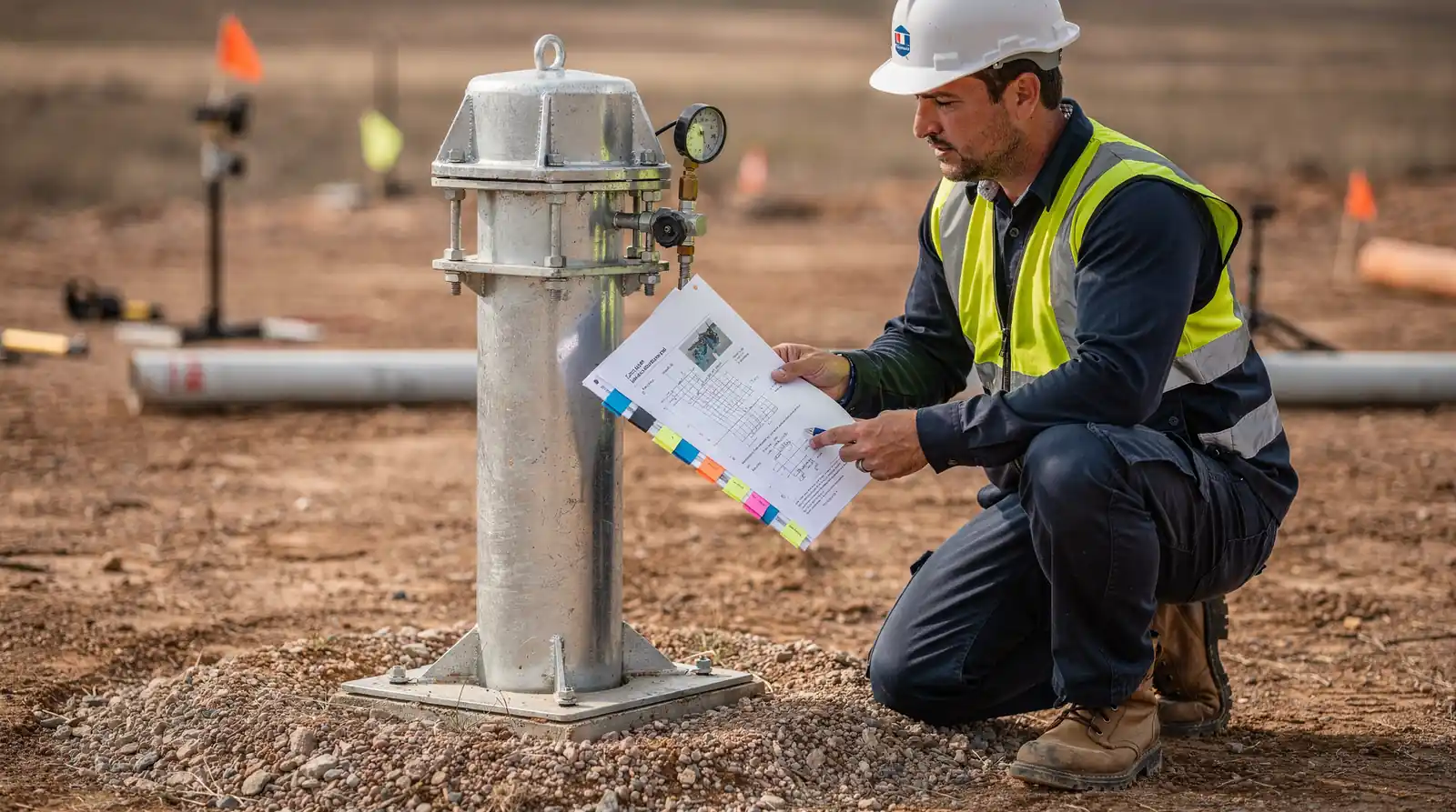 Once a target is confirmed, coordination with vetted licensed drillers and infrastructure support for pumps