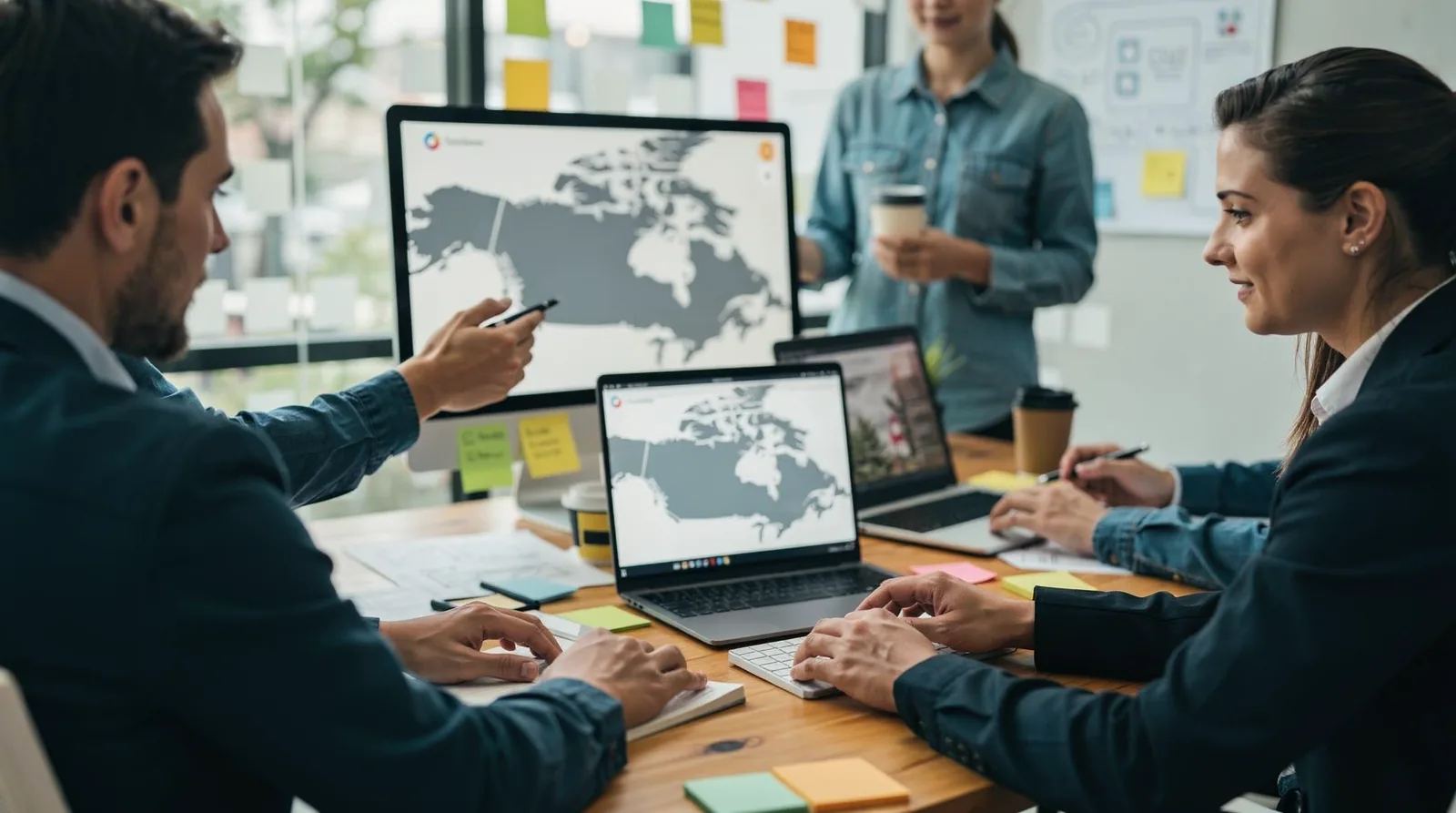 Local SEO services can place a business in the Google Map Pack across Canada.; Strong