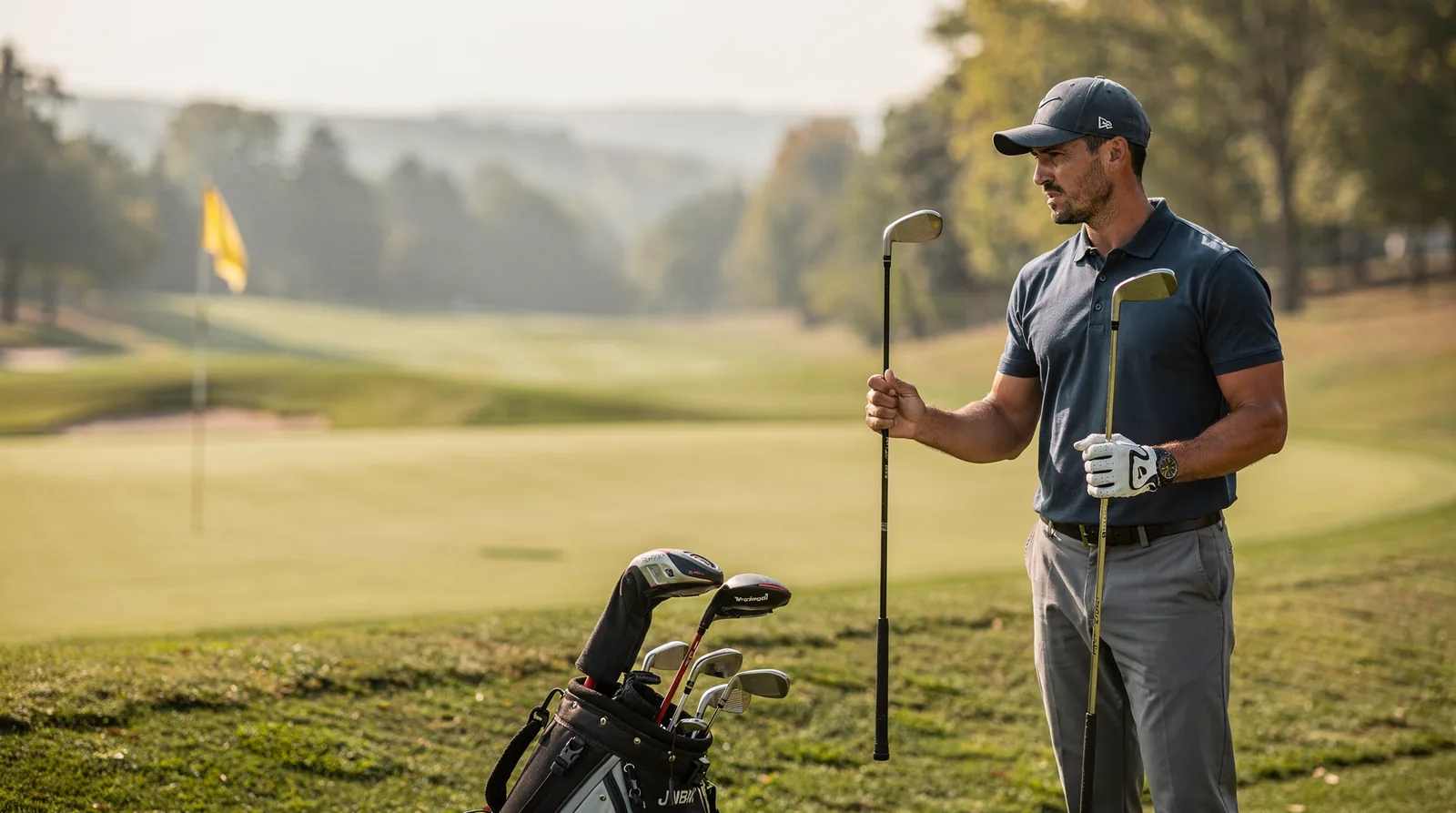 Custom golf course maps are crafted with premium materials in the USA