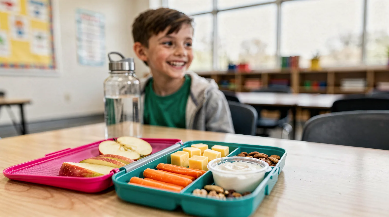 What kids eat during the school day affects both their energy levels and their oral
