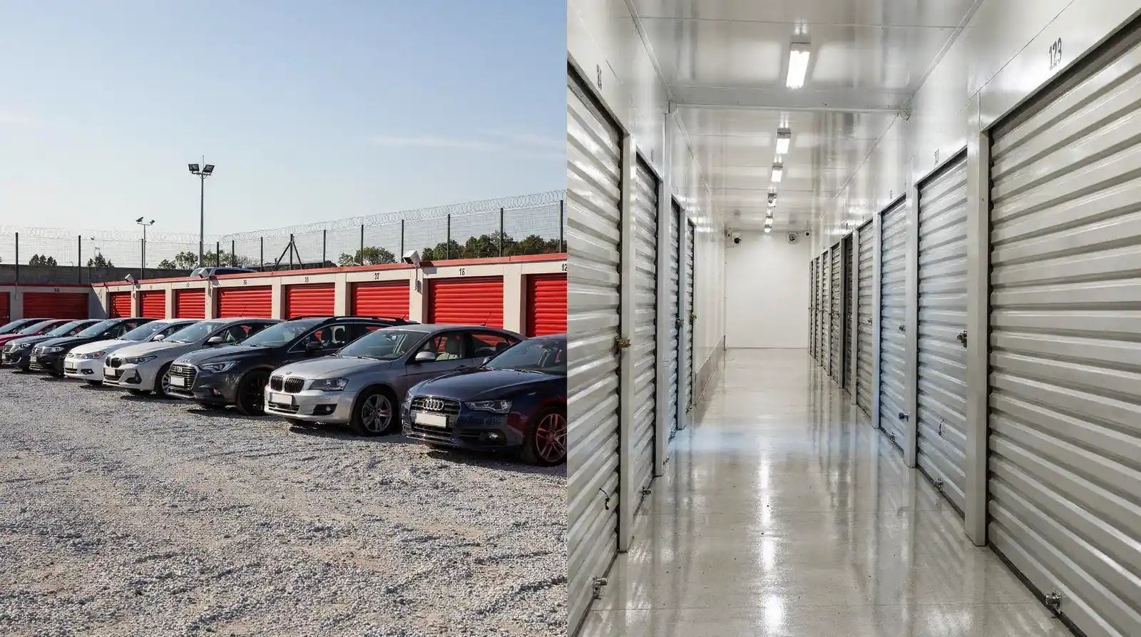 Indoor vehicle storage facilities offer the most protection against damage compared with open-air lots.; Outdoor
