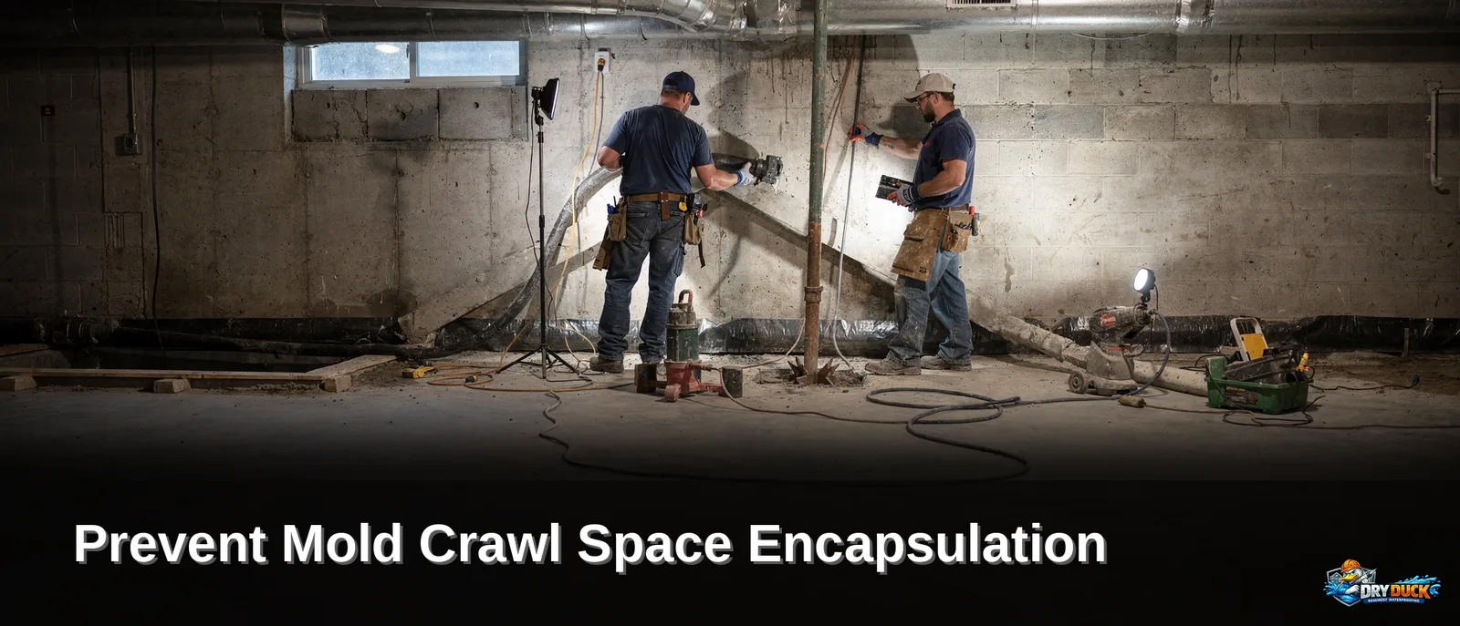 Iowa's heavy rains, snowmelt, and clay-rich soil create constant moisture pressure that pushes into crawl spaces