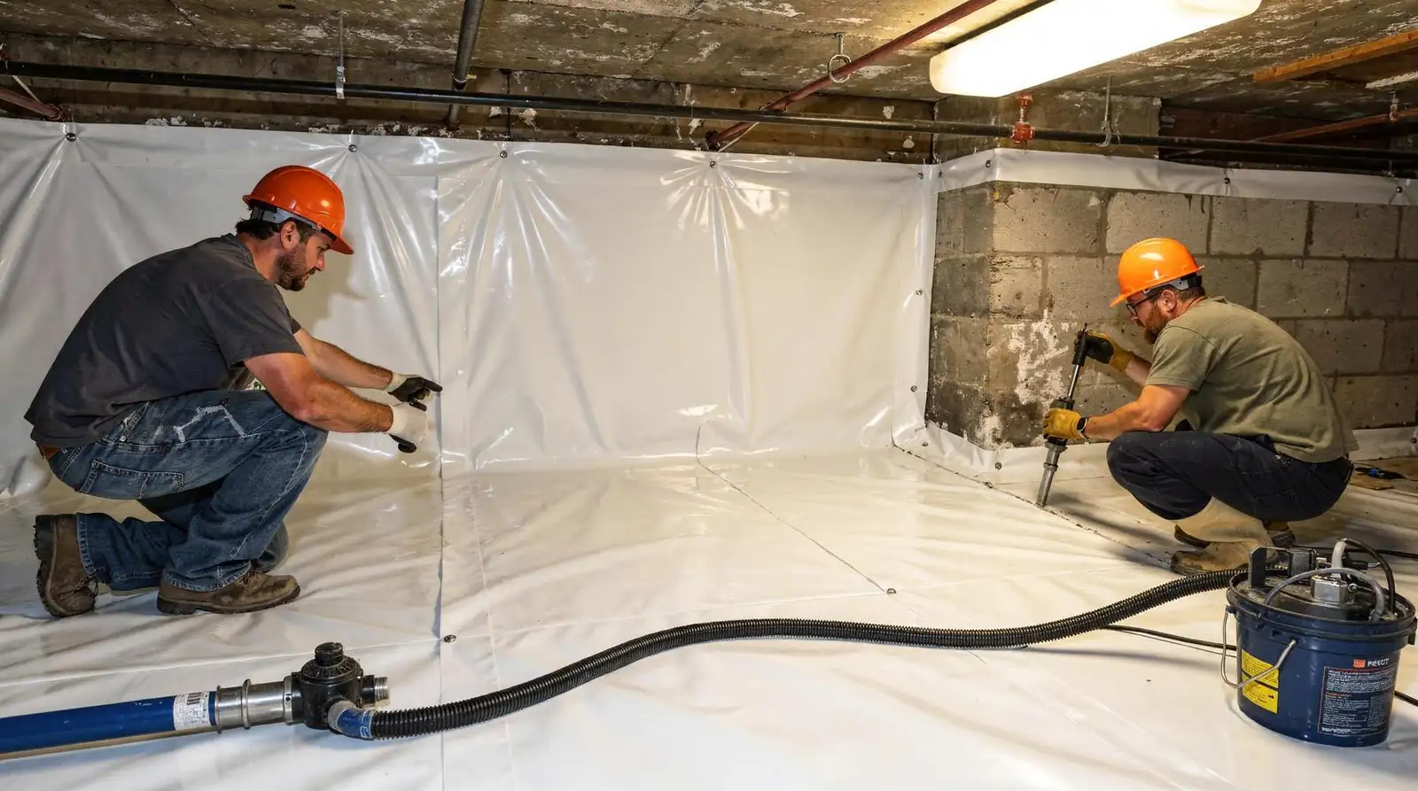 Sealing the crawl space creates a barrier that prevents moisture infiltration and safeguards the home's structure