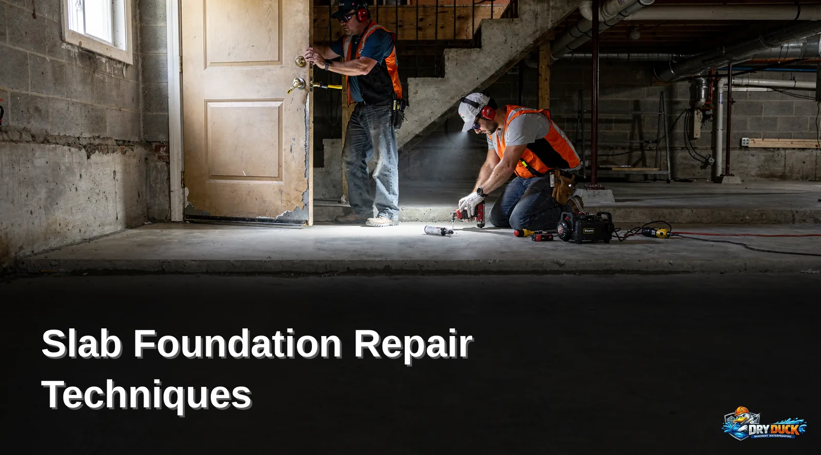 A slab foundation is a concrete slab roughly 4-6 inches thick poured directly