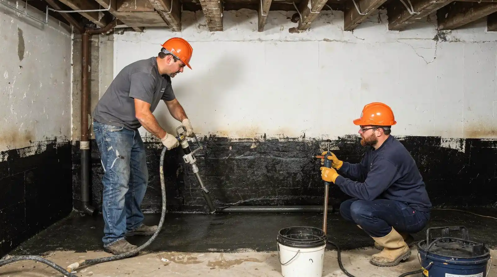 Iowa's deep winter frost cycles continue to flex foundations after repair, showing up as damp corners and new cracks