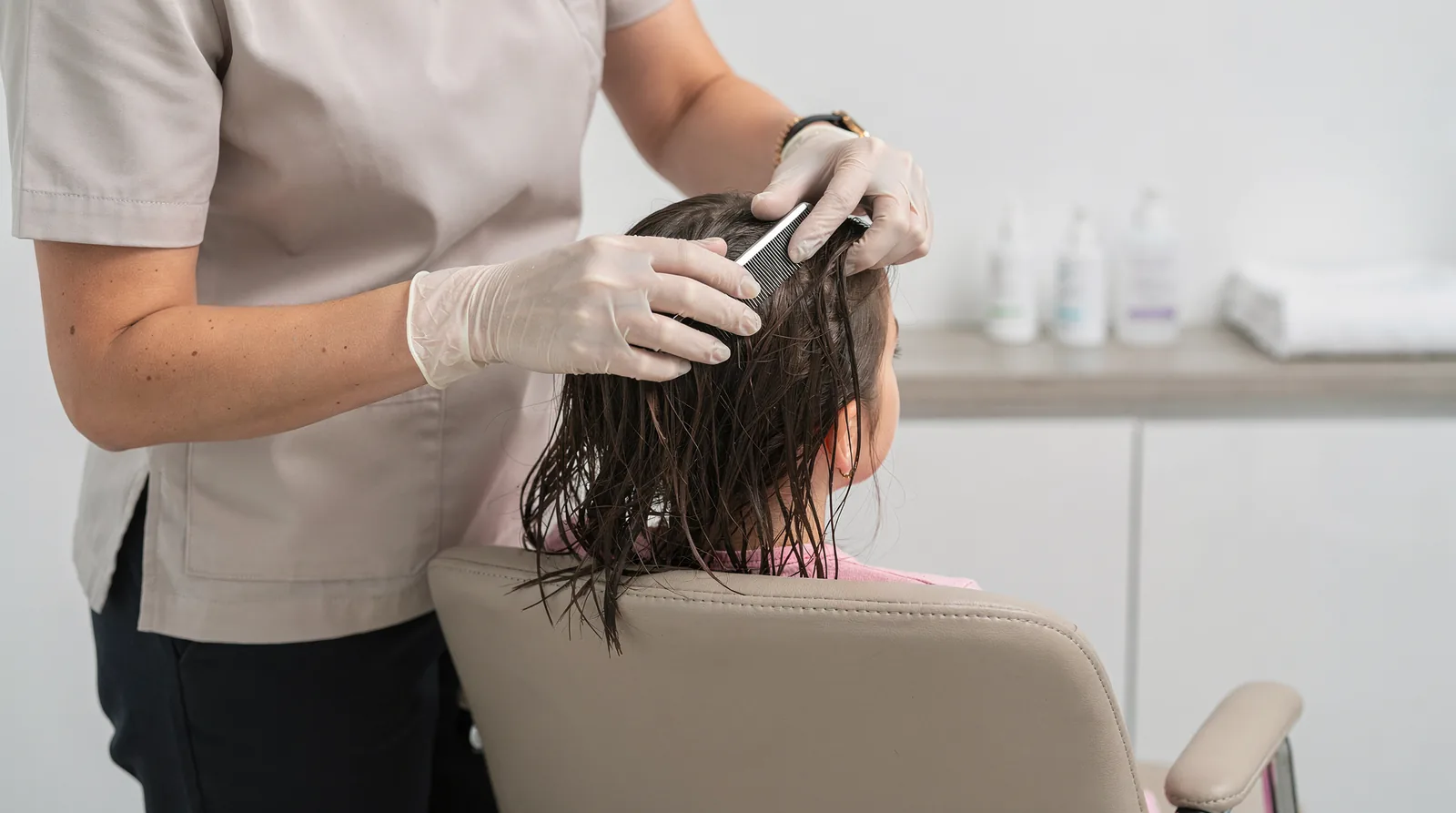 Professional head lice treatment specialists work to end the lice cycle rather than offer