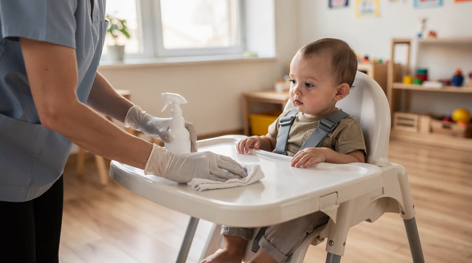 Licensed centres provide quality childcare within a safe, thoughtfully designed environment.; Hygiene standards are critical
