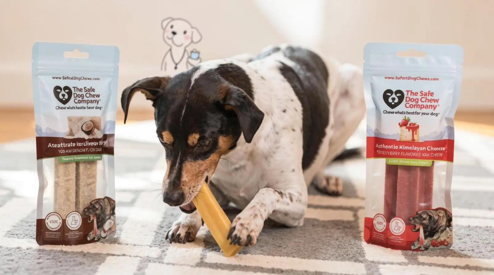 Frozen chews can be used to relieve teething discomfort in puppies
