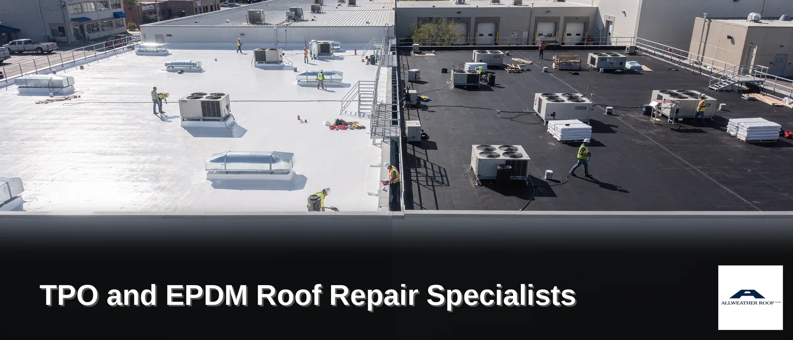 TPO's white, reflective membrane surface reflects UV rays and provides passive cooling, lowering air conditioning