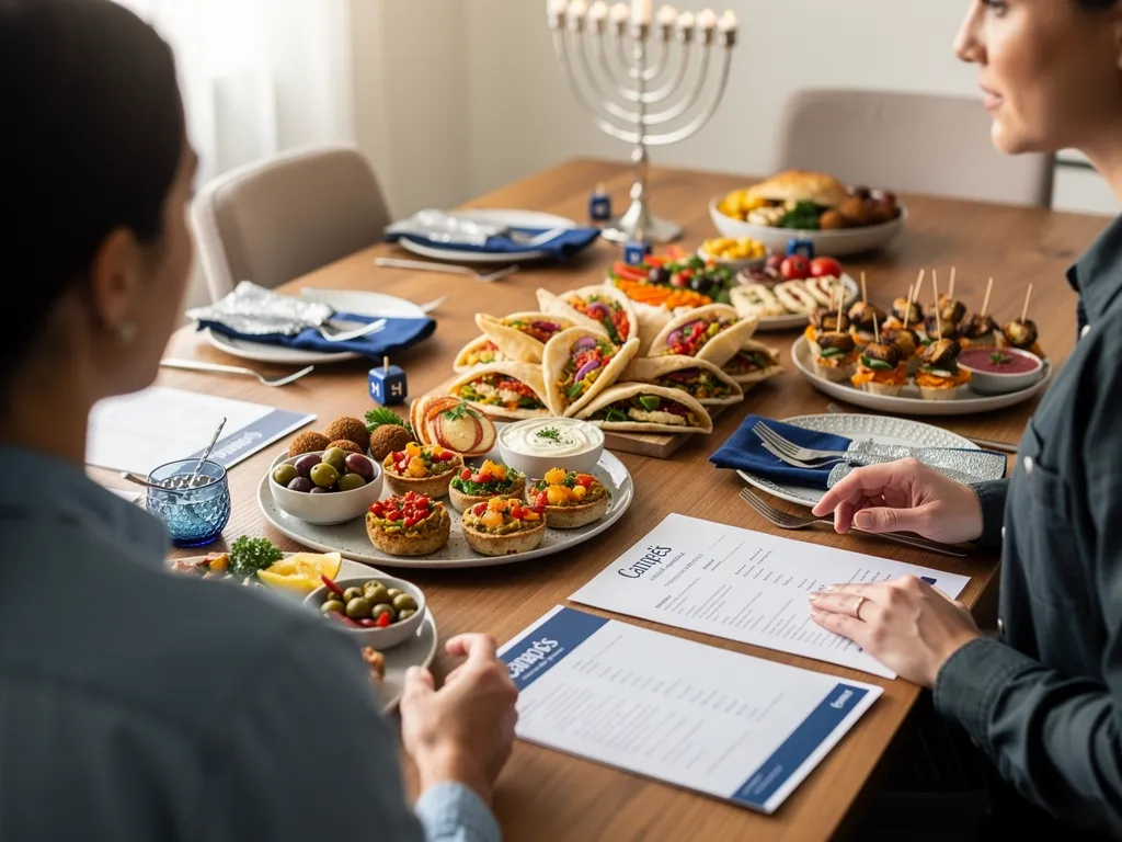 How Can You Book Hanukkah Party Catering with Canapés
