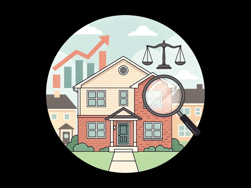 Agent reviewing a comparative market analysis for condo pricing