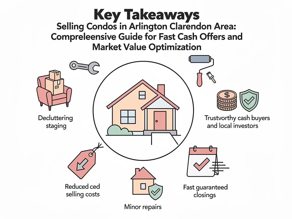 Checklist of key takeaways for selling an Arlington condo fast