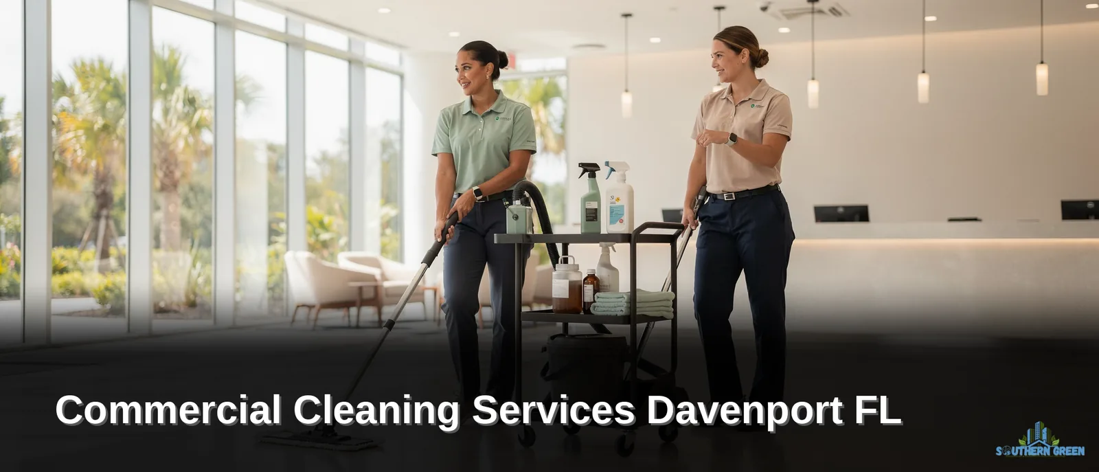 Southern Green Cleaning is based in Davenport, Florida, giving it direct familiarity with local commercial