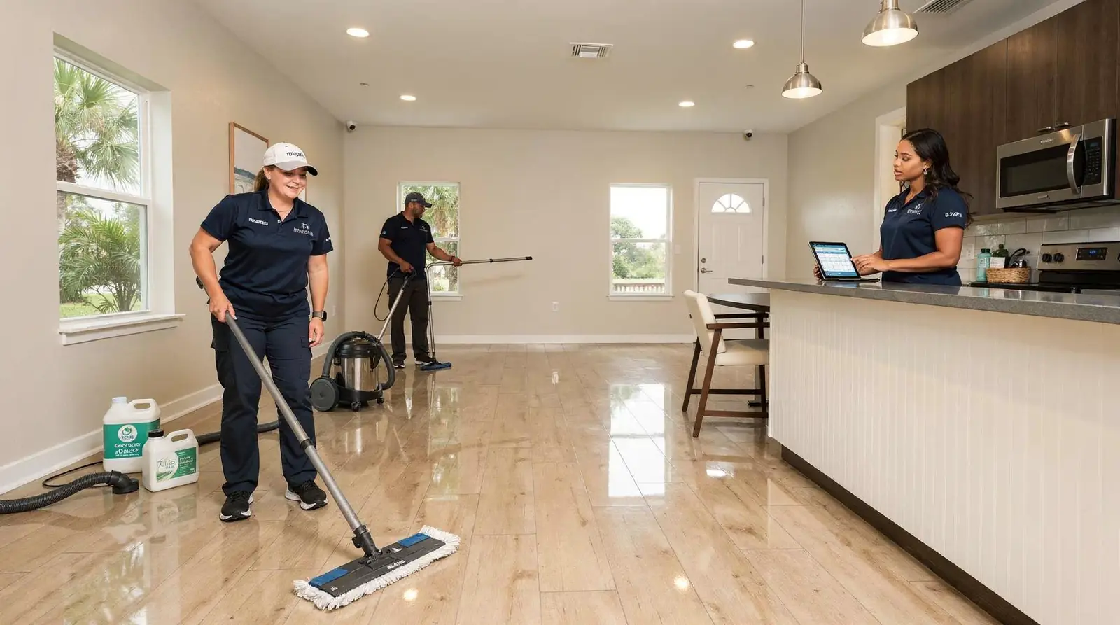 Davenport businesses can begin by booking an appointment directly through Southern Green Cleaning's online scheduling