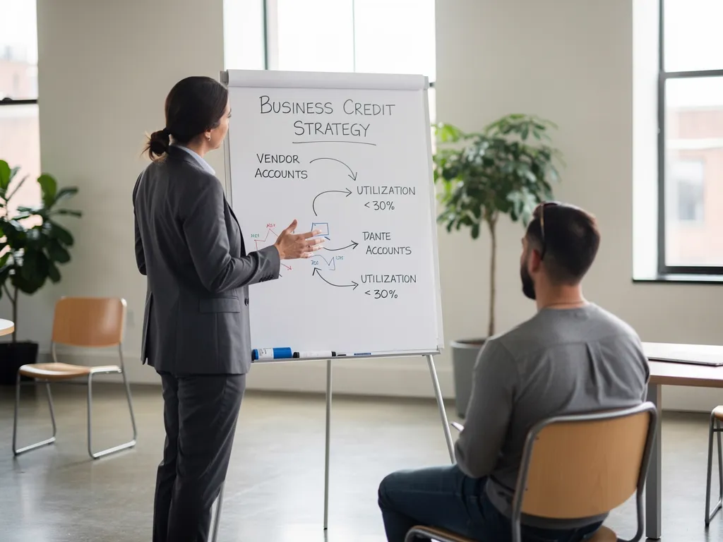 Coach and small business owner mapping out a funding strategy session