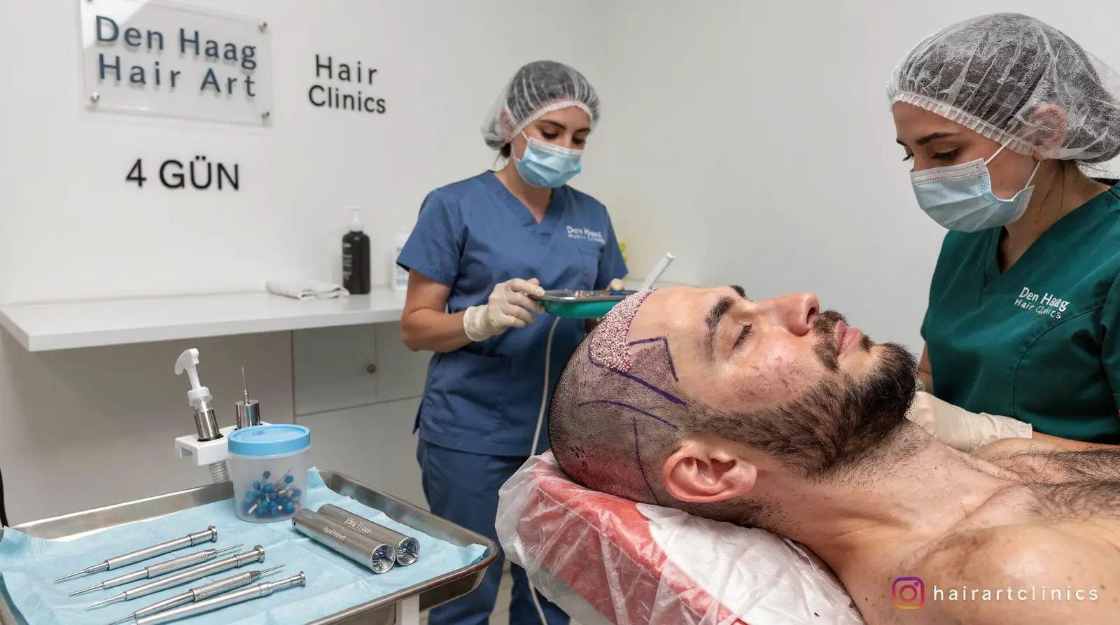 Saffiermesjes en Choi-implanters voor FUE en DHI