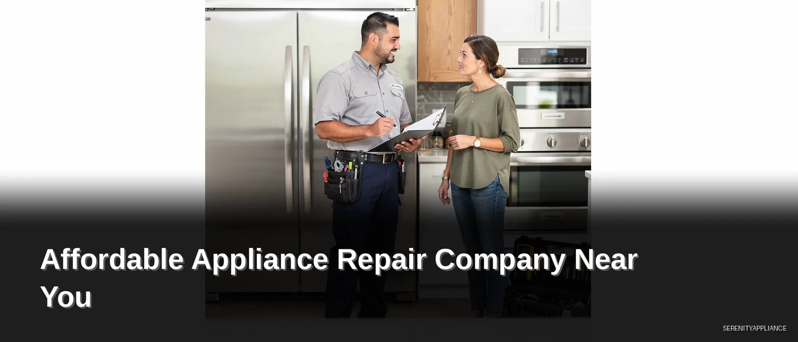 Serenity Appliance Repair offers same-day service so customers avoid extended appliance downtime.; Ethical, fair service