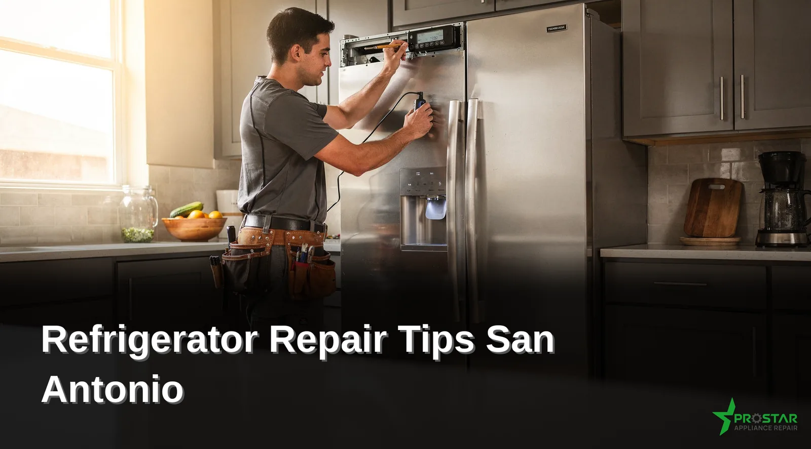 San Antonio's intense summer heat puts extra strain on refrigerator cooling systems, making seasonal checks