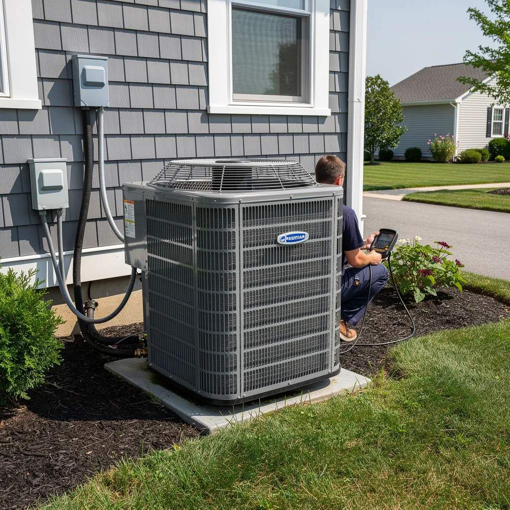 A common sign of AC malfunction is the system running but the air not feeling