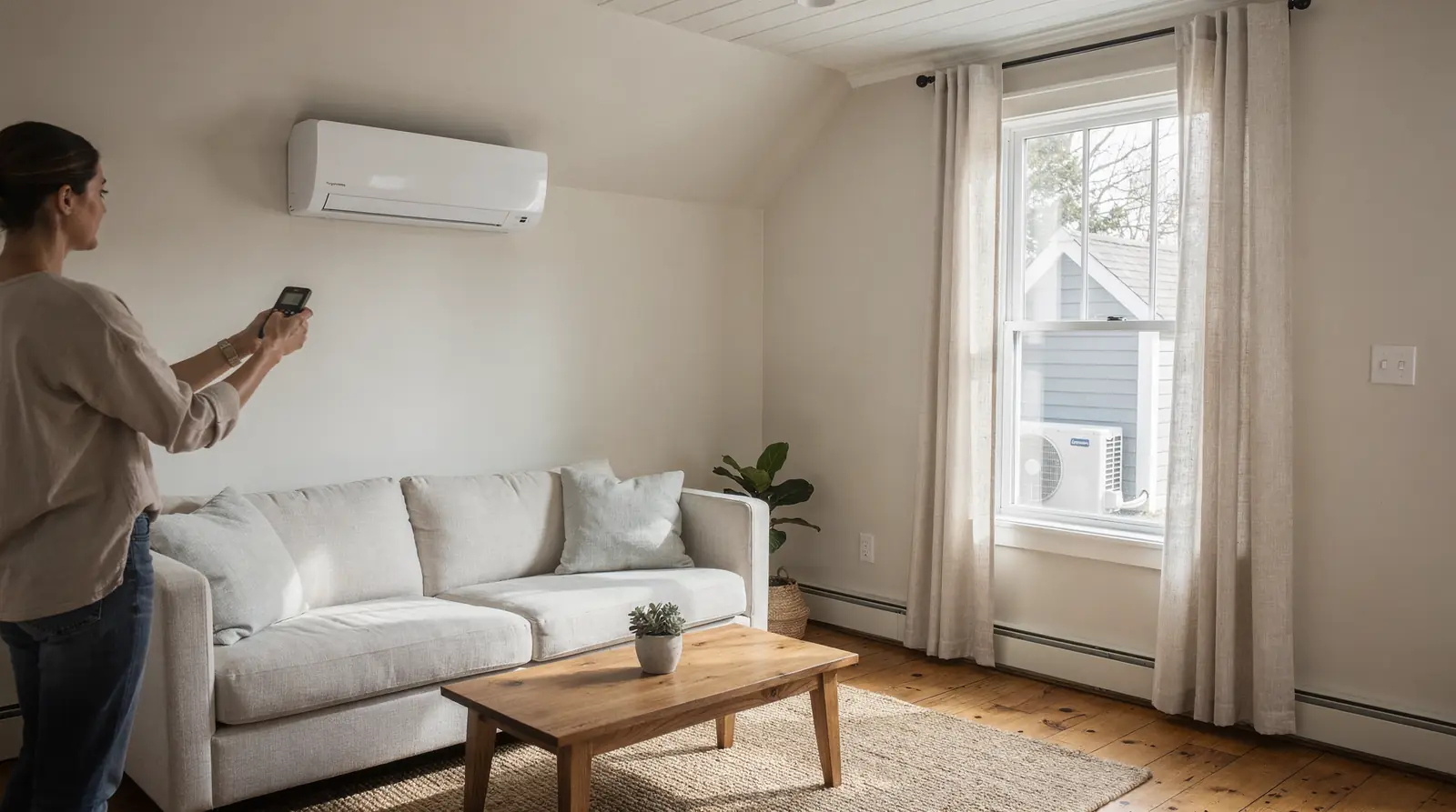 Ductless mini-split air conditioning systems are a popular choice for Cape Cod homes, offering powerful