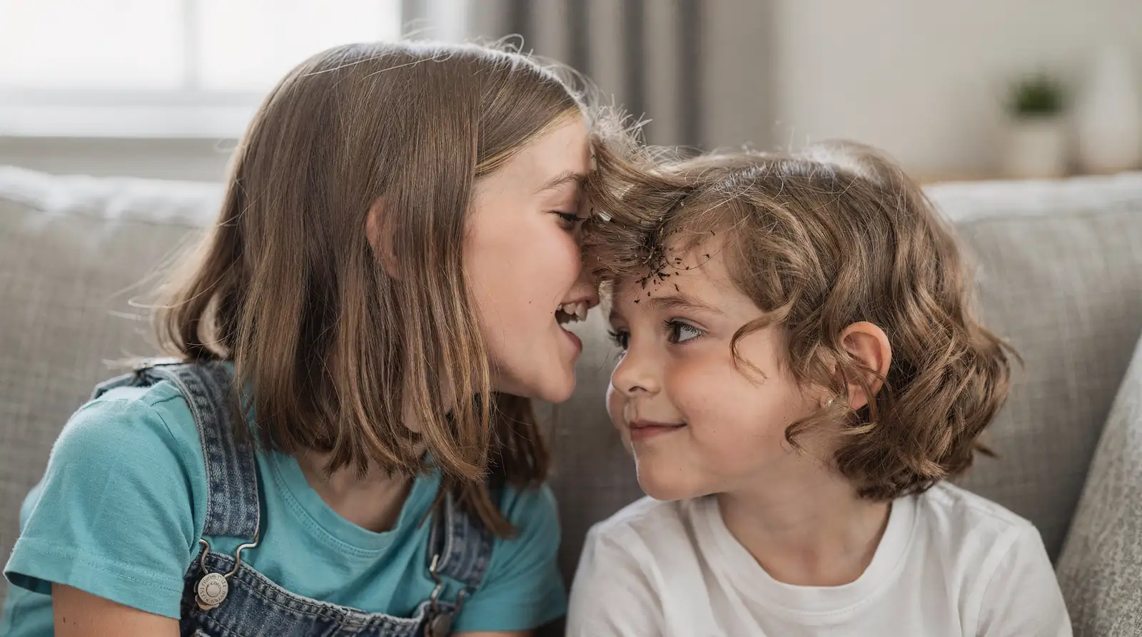 Lice cannot fly and they do not jump between family members.; Siblings often pass lice Lice cannot fly and they do not jump between family members.; Siblings often pass lice