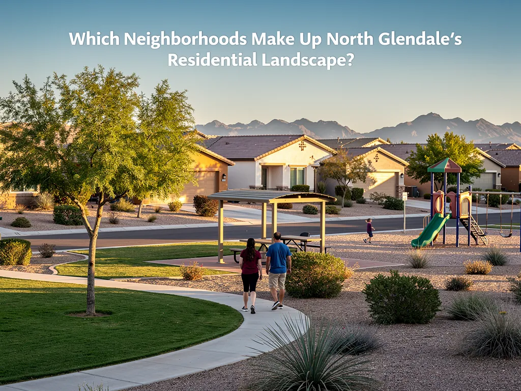 North Glendale Arizona residential neighborhoods and suburban streets