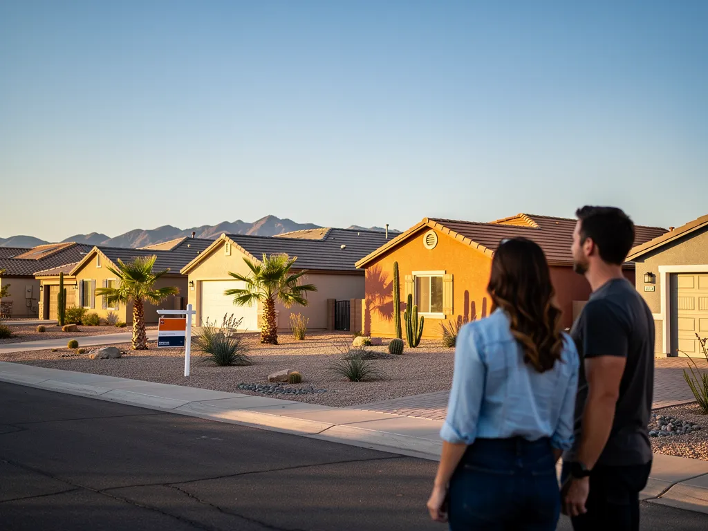 First-time buyer navigating the Peoria Arizona real estate market